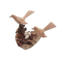 Canary Love Wood Sculpture