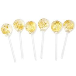 6 Edible Gold Lollipops