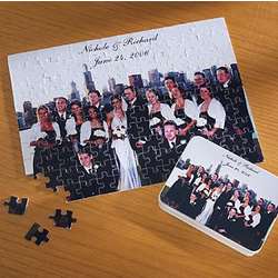 Personalized Wedding Photo Jigsaw Puzzle