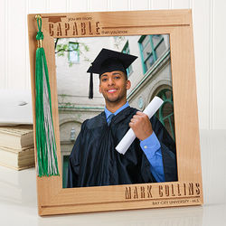 Graduation Tassel Display Personalized Picture Frame