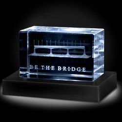 Be The Bridge 3D Crystal Award