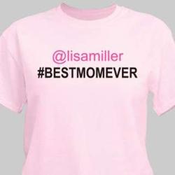 Personalized Best Mom T-Shirt