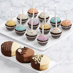 Dipped Cheesecake Trio & 12 Handmade Birthday Brownie Pops