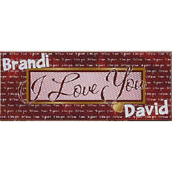 I Love You Wall Canvas