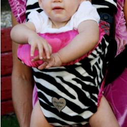 Zoe Zebra Baby Carrier Slip Cover
