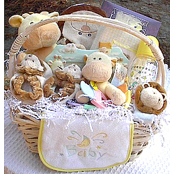 Noah's Ark Baby Gift Basket