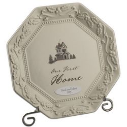 Our First Home Personalized Keepsake Plate