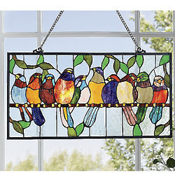 Stained Glass Bird Hanging