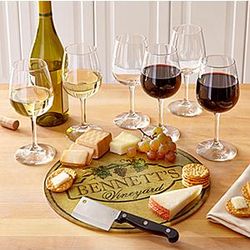 Personalized Vineyard Wine Service Set