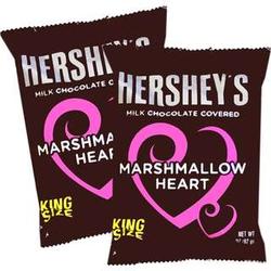 King Size Valentine Marshmallow and Chocolate Hearts