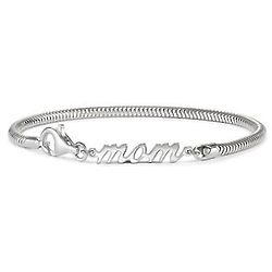 Mom's Italian Pandora Compatible Sterling Silver Bracelet