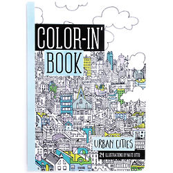 Urban Cities Travel Sized Color-In Book