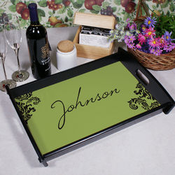Personalized Family Welcome Serving Tray