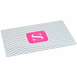 Personalized Monogrammed Chevron Placemat