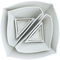 Squares and Triangles Dish Set