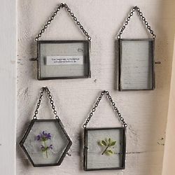Hanging Glass Mini Frames