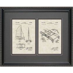 Catamaran Patent Artwork Nautical Print