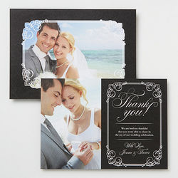 Personalized Photo Wedding Thank You Cards