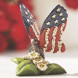 Jim Shore Americana Butterfly Figurine