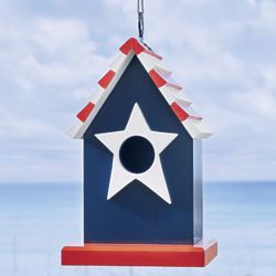Red, White, and Blue Birdhouse