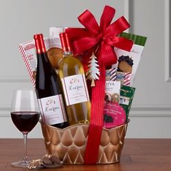 Kiarna Vineyards White Wine Holiday Collection Gift Basket