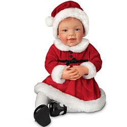 Avery's First Christmas Realistic Baby Girl Doll