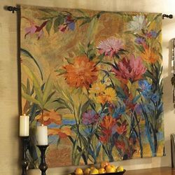 Floral Watercolor Tapestry