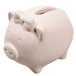 DIY Ceramic Mini Piggy Bank