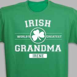 Personalized Irish Grandma T-Shirt