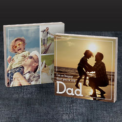 Happy You're My Dad 6x6 Bamboo Photo Art