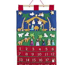 Fabric Nativity Advent Calendar