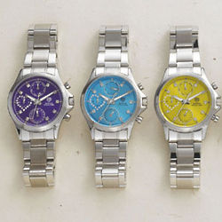 Colored Face Chronograph Sport Watch