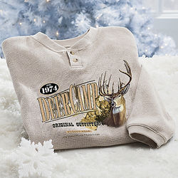 Deer Camp Henley Shirt