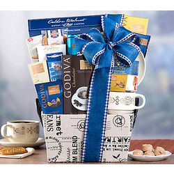 Godiva Coffee, Cocoa and Chocolate Gift Basket