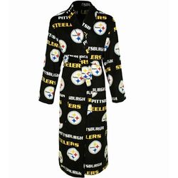 Men's Pittsburgh Steelers Microfleece Bathrobe