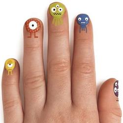 Monster Fingernail Friends Stickers