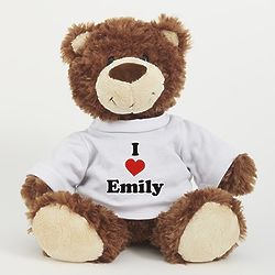 Personalized I Love You Smiles Teddy Bear