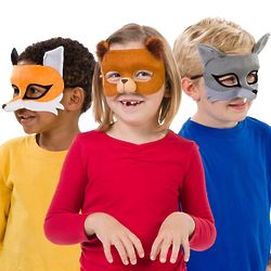3 Woodland Animal Masks