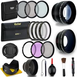 Professional 58-MM Lens & Filter Bundle for Canon Camera