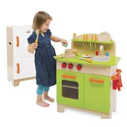 Deluxe Kitchen Play Set with Dishes