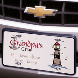 Grandpa's Crew License Plate