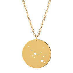 Gold Astrology Necklace