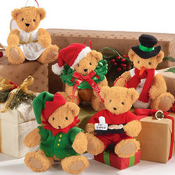 Teddy Tree Trimmings Ornaments