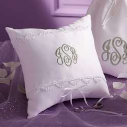 Personalized Wedding Ring Pillow