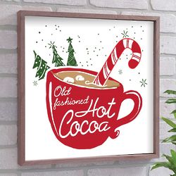 Old Fashioned Hot Cocoa 10" Framed Print