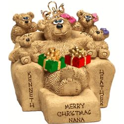 Personalized Christmas Recliner for Matriarch with up to 7 Kids