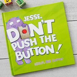 Kid's Personalized Don't Push the Button Storybook