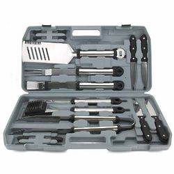 Oval Stainless Steel Grilling Tool Set