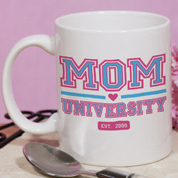 Mom University Personalized Coffee Mug