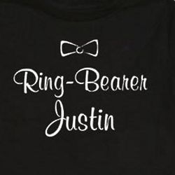 Personalized Ring Bearer Shirt